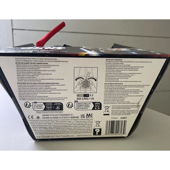 Star Wars Obi Wan Kenobi Series Darth Vader Helmet Voice Manipulator 11" NWT - Picture 4 of 9